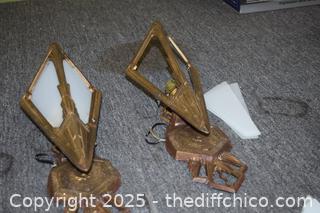 Vintage Art Deco Lights-see below