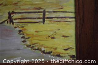 Framed Signed Original-28in x 28in
