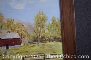 Framed Signed Original-28in x 28in