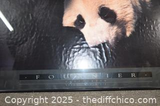 Framed Panda Poster-32in x 24in