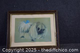Vintage Framed Print-18in x 14in
