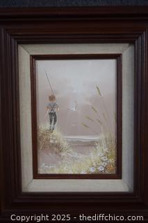 Framed Signed Original-10in x 12in