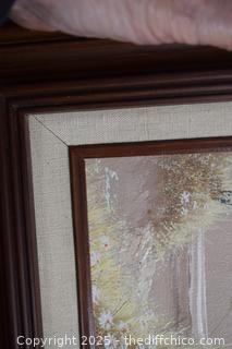 Framed Signed Original-10in x 12in