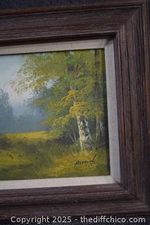 Framed Signed Original-15in x 12in