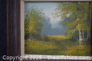 Framed Signed Original-15in x 12in