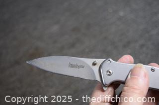 4 Knives-Buck, Kershaw and Smith and Wesson