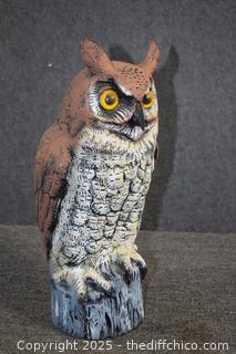 Plastic Garden Owl-16in tall