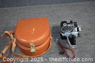 Bolex Naillard Movie Camera plus case