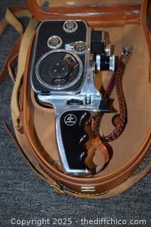 Bolex Naillard Movie Camera plus case