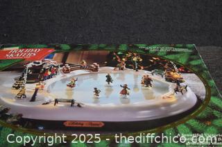 NIB Christmas Holiday Skaters