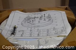 NIB Christmas Holiday Skaters