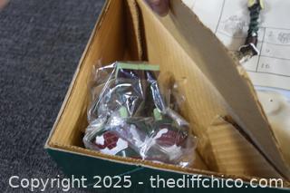 NIB Christmas Holiday Skaters