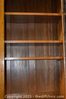 Vintage Oak Hutch/Secretary-52in x 20in x 94in - more info below