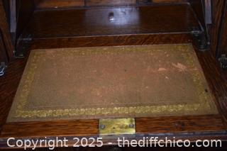 Vintage Secretary Side by Side=49 1/2in x 15 1/2in x 50 1/2in-more info below