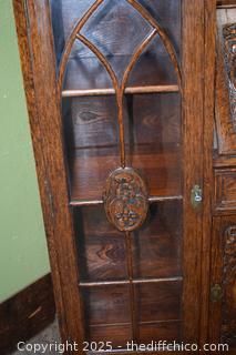 Vintage Secretary Side by Side=49 1/2in x 15 1/2in x 50 1/2in-more info below