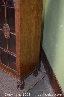 Vintage Secretary Side by Side=49 1/2in x 15 1/2in x 50 1/2in-more info below