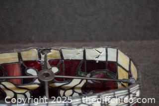 Damaged Stain Glass Lamp Shade