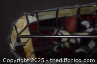 Damaged Stain Glass Lamp Shade