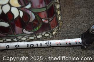 Damaged Stain Glass Lamp Shade