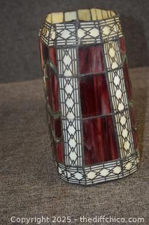 Damaged Stain Glass Lamp Shade