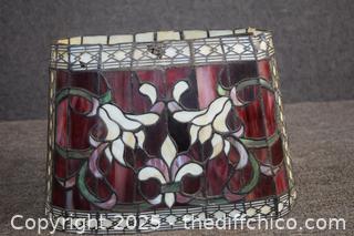 Damaged Stain Glass Lamp Shade