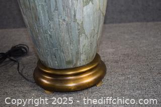 21in tall Untested Heavy Vintage Lamp
