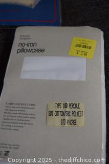 NIB Pillow Cases and Blanket Protectors