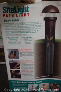 5 In box Site Light Path Lights-tote included