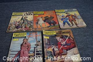 5 -1960 Classic Illustrated Comic Books