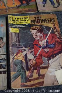 5 -1960 Classic Illustrated Comic Books