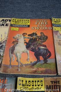 5 -1960 Classic Illustrated Comic Books