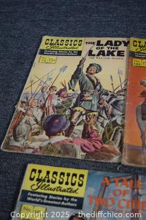 5 -1960 Classic Illustrated Comic Books
