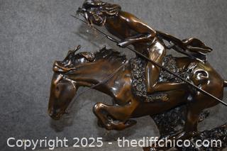 The Cheyenne by Frederic Remington-24in x 6in x 18in