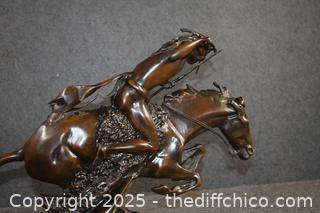The Cheyenne by Frederic Remington-24in x 6in x 18in