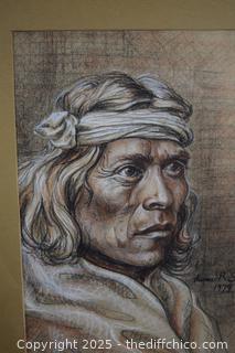 Framed Signed and Dated Original-14in x 18in