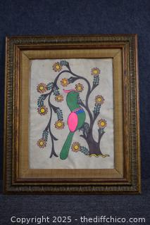 Framed Felt Art - 17in x 20in