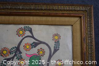 Framed Felt Art - 17in x 20in