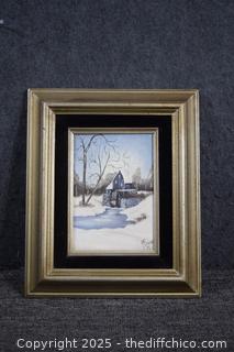 Framed Signed Original-10in 12in