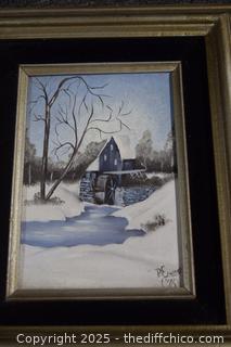 Framed Signed Original-10in 12in