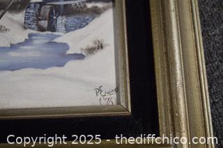 Framed Signed Original-10in 12in