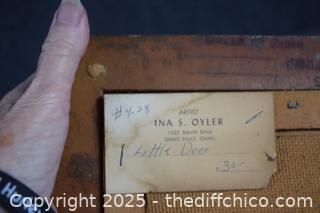 Vintage Original-Little Deer-by Ina S. Oyler