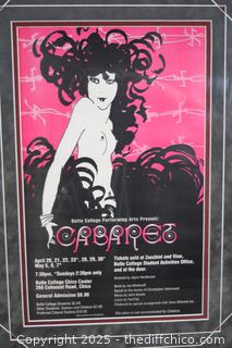 Framed Poster for Butte College Theater