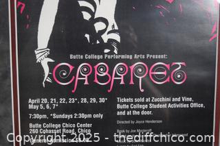 Framed Poster for Butte College Theater