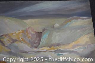 Vintage Chico State Art Class-32in x 24in