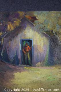 Vintage Chico State Art Class-32in x 24in