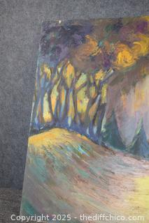 Vintage Chico State Art Class-32in x 24in