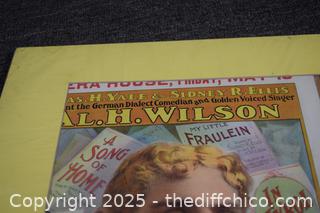 Vintage Poster for Opera House-15in x 20in