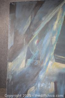 Vintage Chico State Art Class-48in x 36in