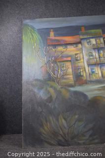 Vintage Chico State Art Class-48in x 36in
