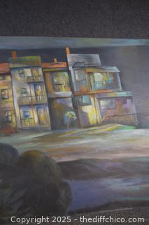 Vintage Chico State Art Class-48in x 36in